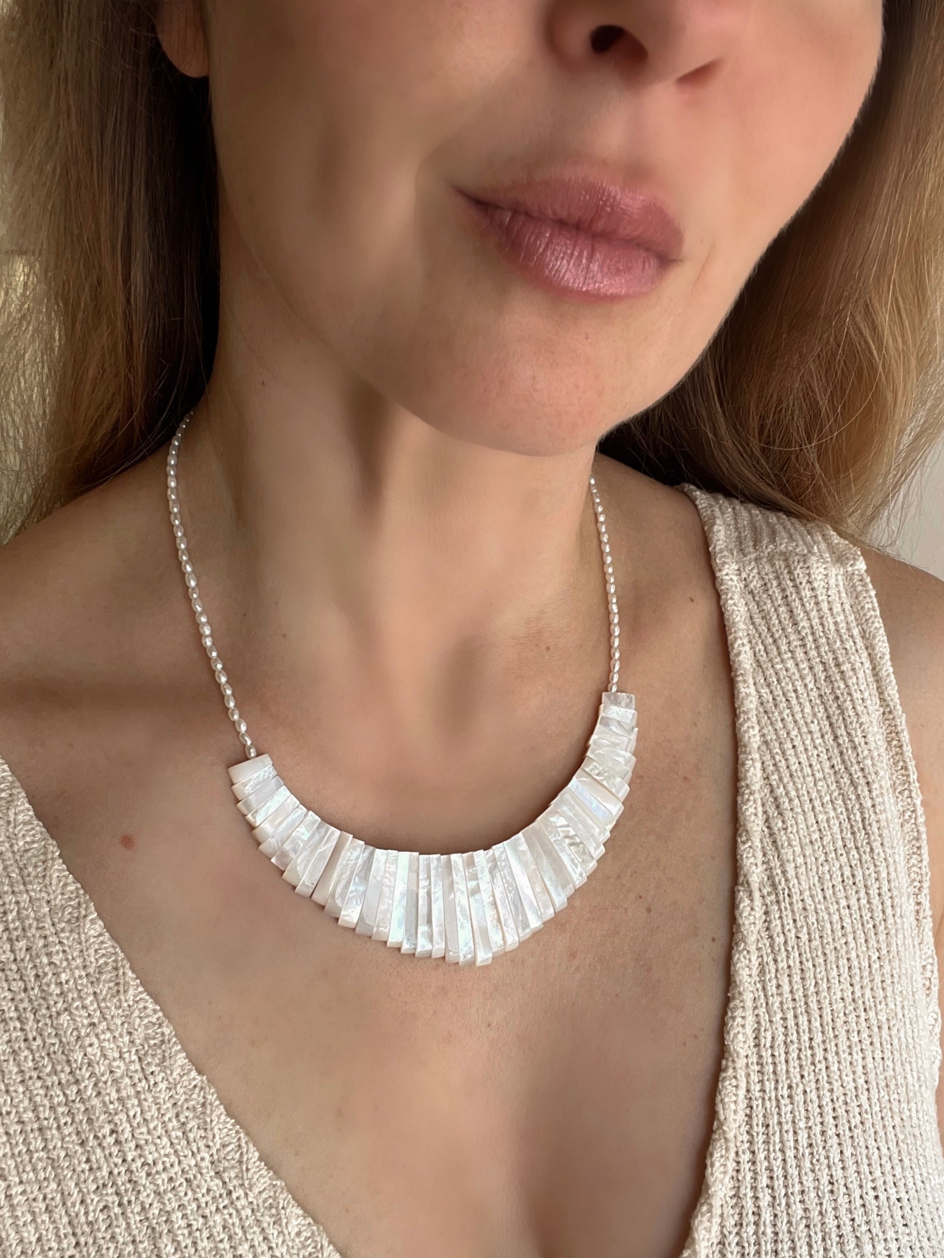 Mother of pearl Necklace Ariel