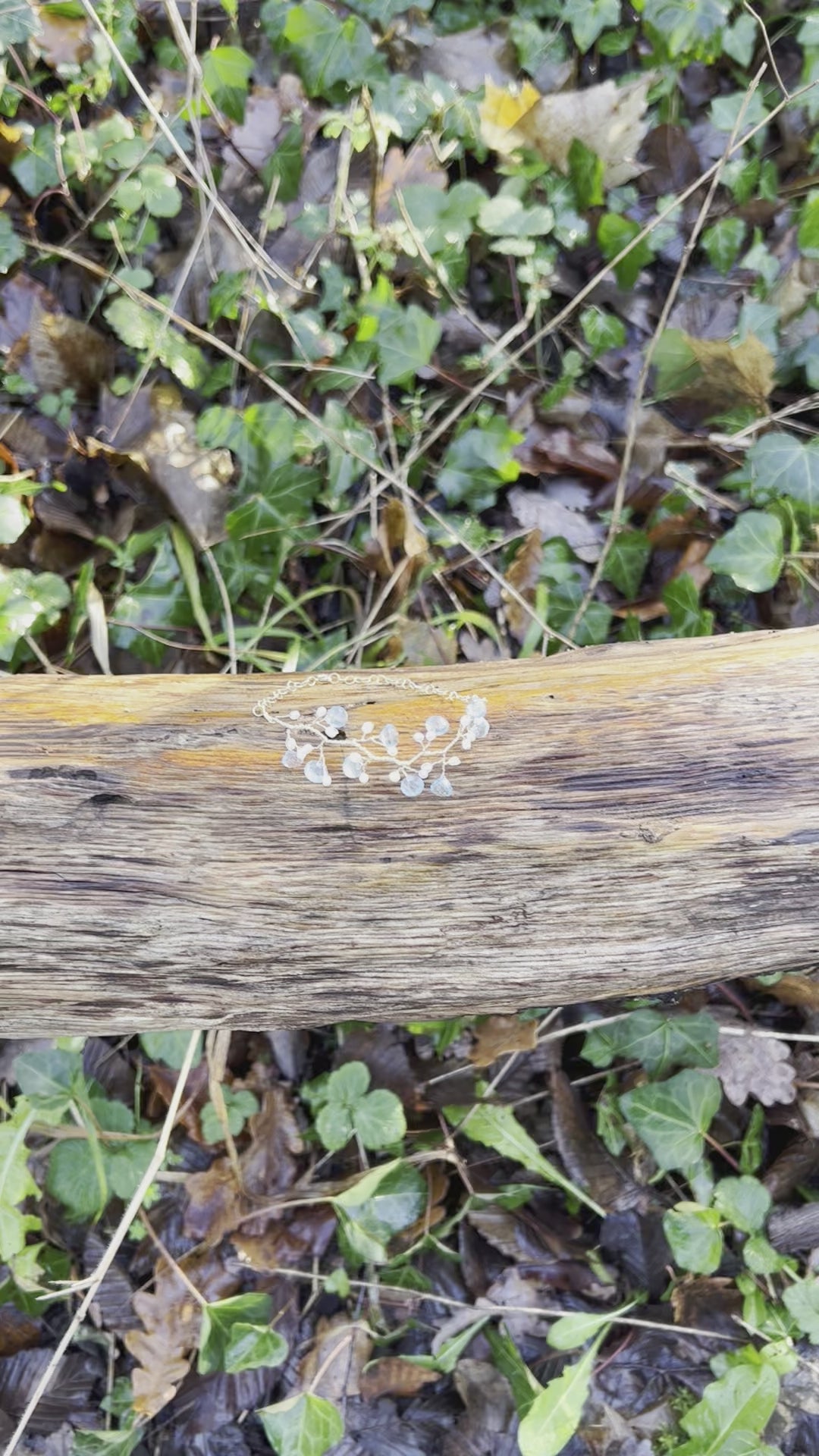 topaz twig bracelet