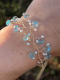 topaz twig bracelet