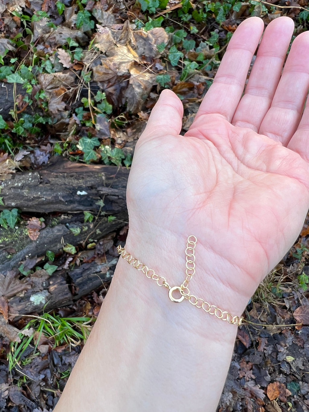 topaz twig bracelet