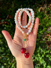 Cherry pearl necklace