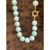 Amazonite gumball necklace