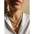 Amazonite beaded necklace