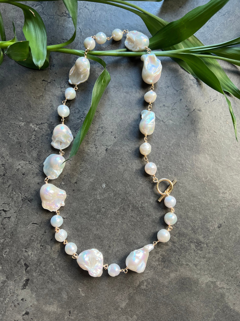 Baroque Pearl Necklace Medea Beaded Necklaces