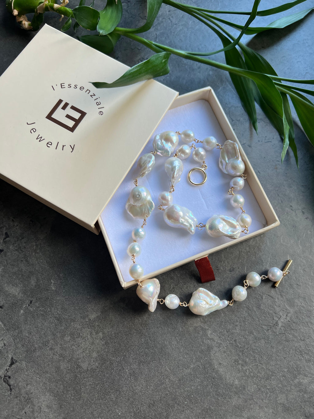 Baroque Pearl Necklace Medea Beaded Necklaces