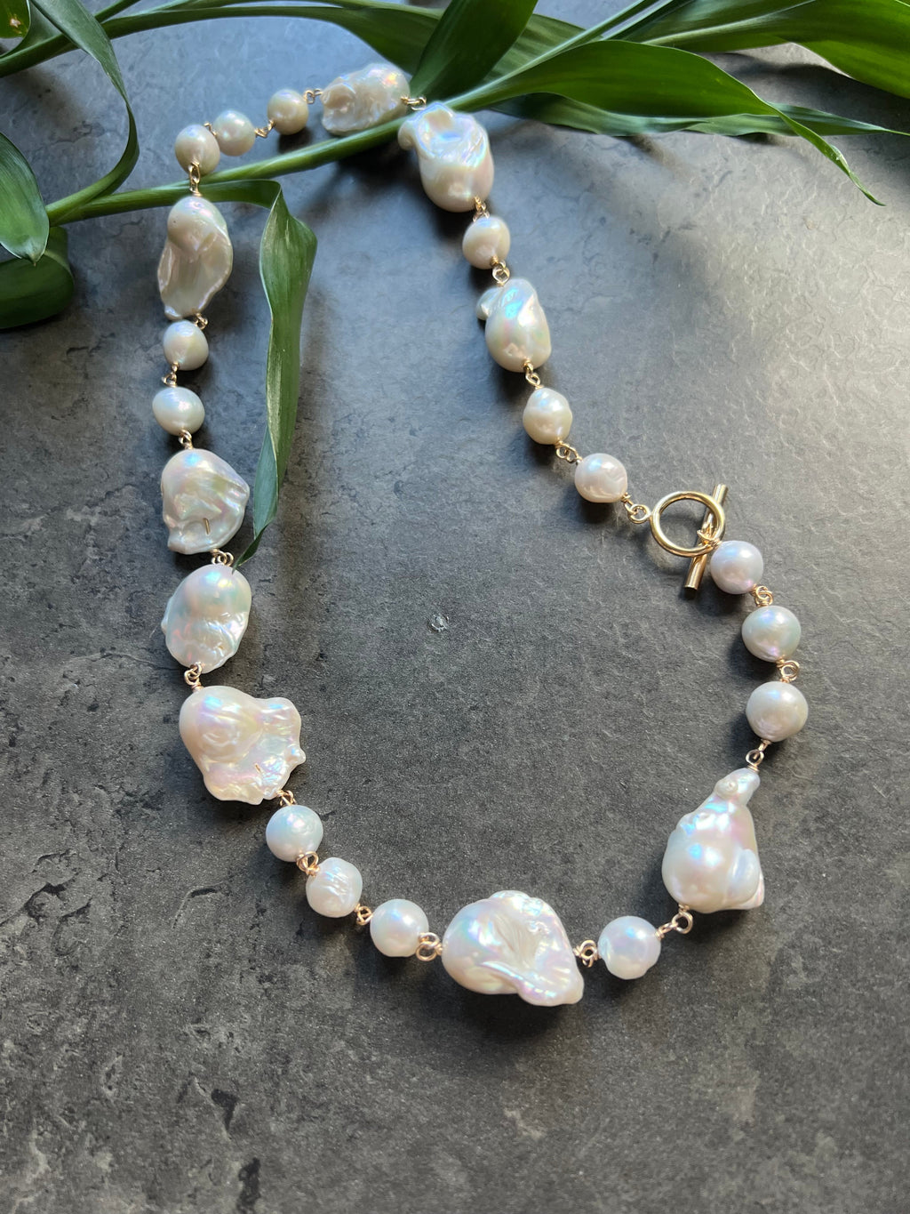 Baroque Pearl Necklace Medea Beaded Necklaces