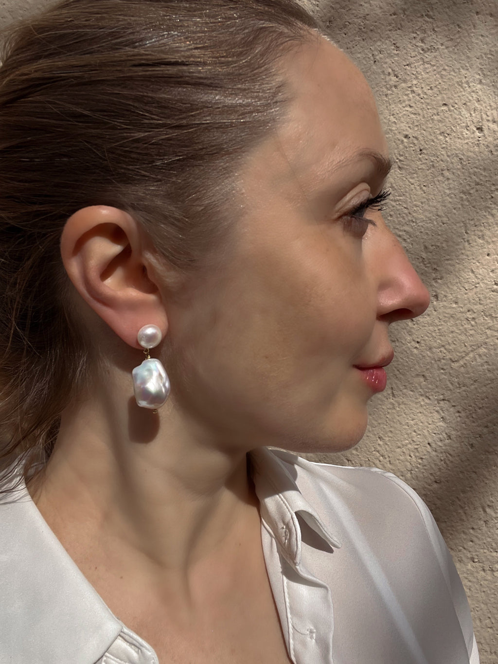 Bridal Baroque Pearl Earrings Dana Dangle & Drop Earrings