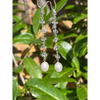 Bride earrings “Estrella del Nord” rock crystal and pearl