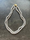 Double Strand Pearl Necklace Eleganza Beaded Necklaces