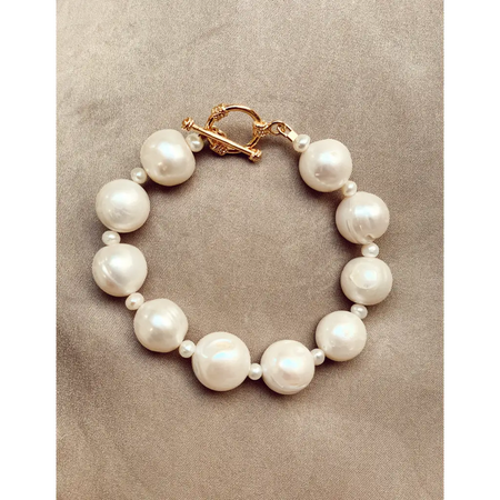 Fresh water pearl bracelet boho bracelet pearl jewelry