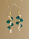 Green Onyx Dangle Earrings Dangle & Drop Earrings