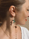 Green Onyx Dangle Earrings Dangle & Drop Earrings