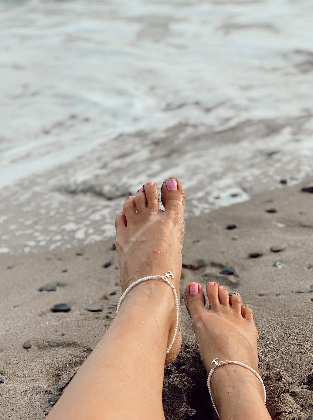 pearl anklets