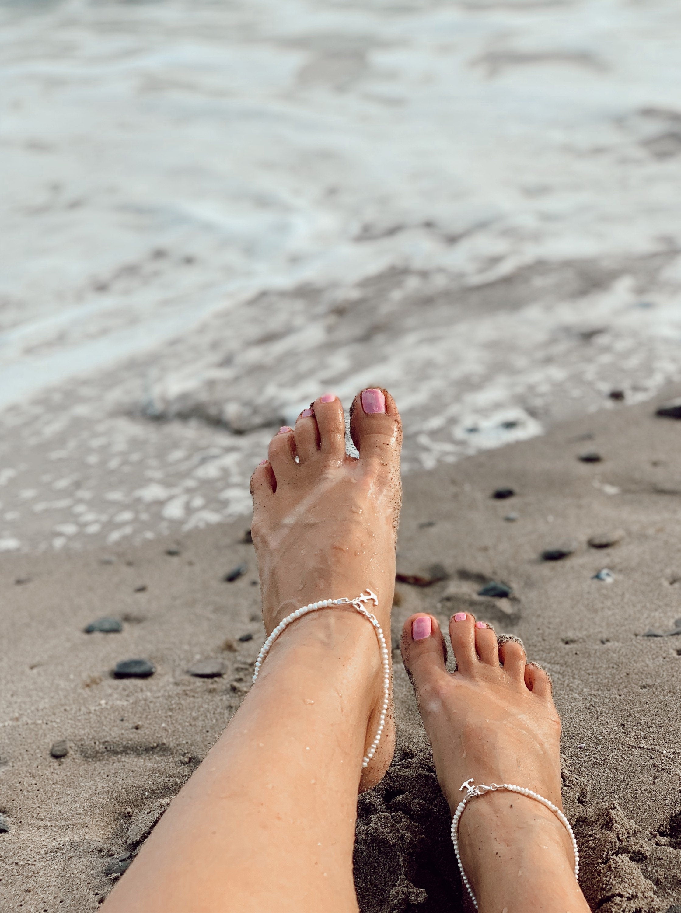pearl anklets