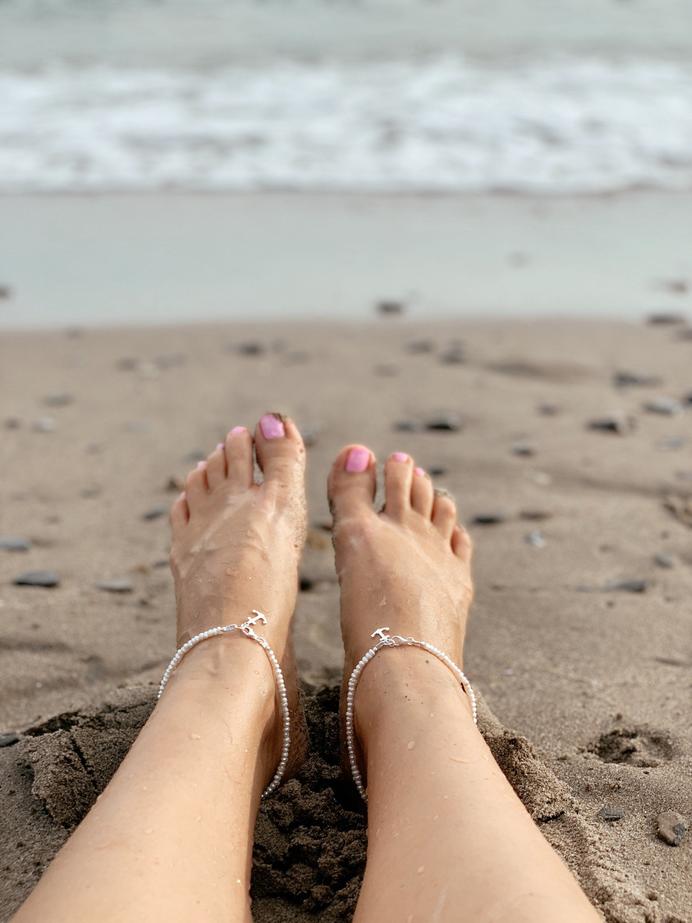 pearl anklets