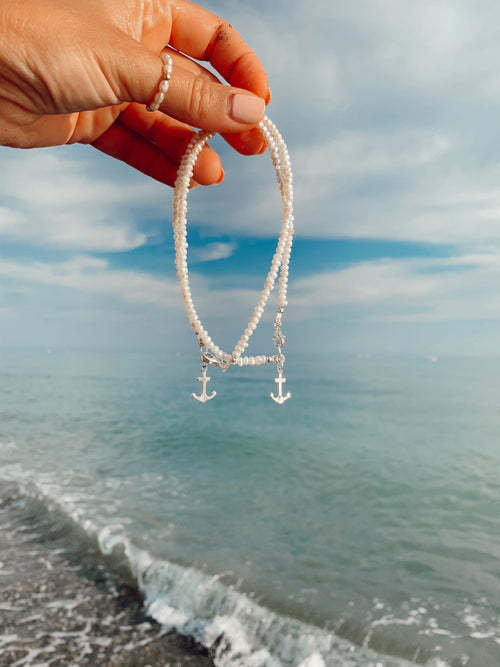 pearl anklets