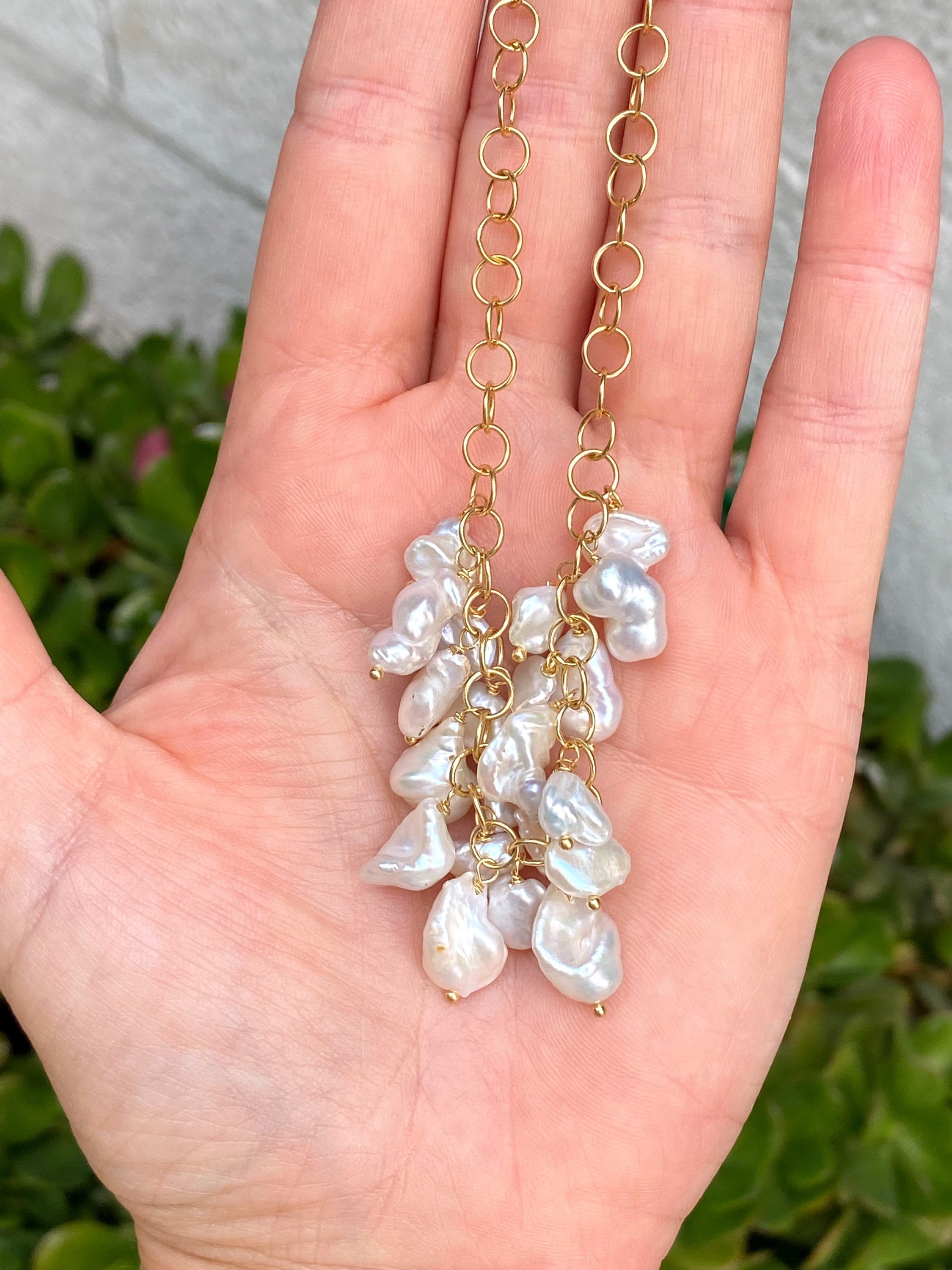 Keshi Pearl Necklace "Lisa"