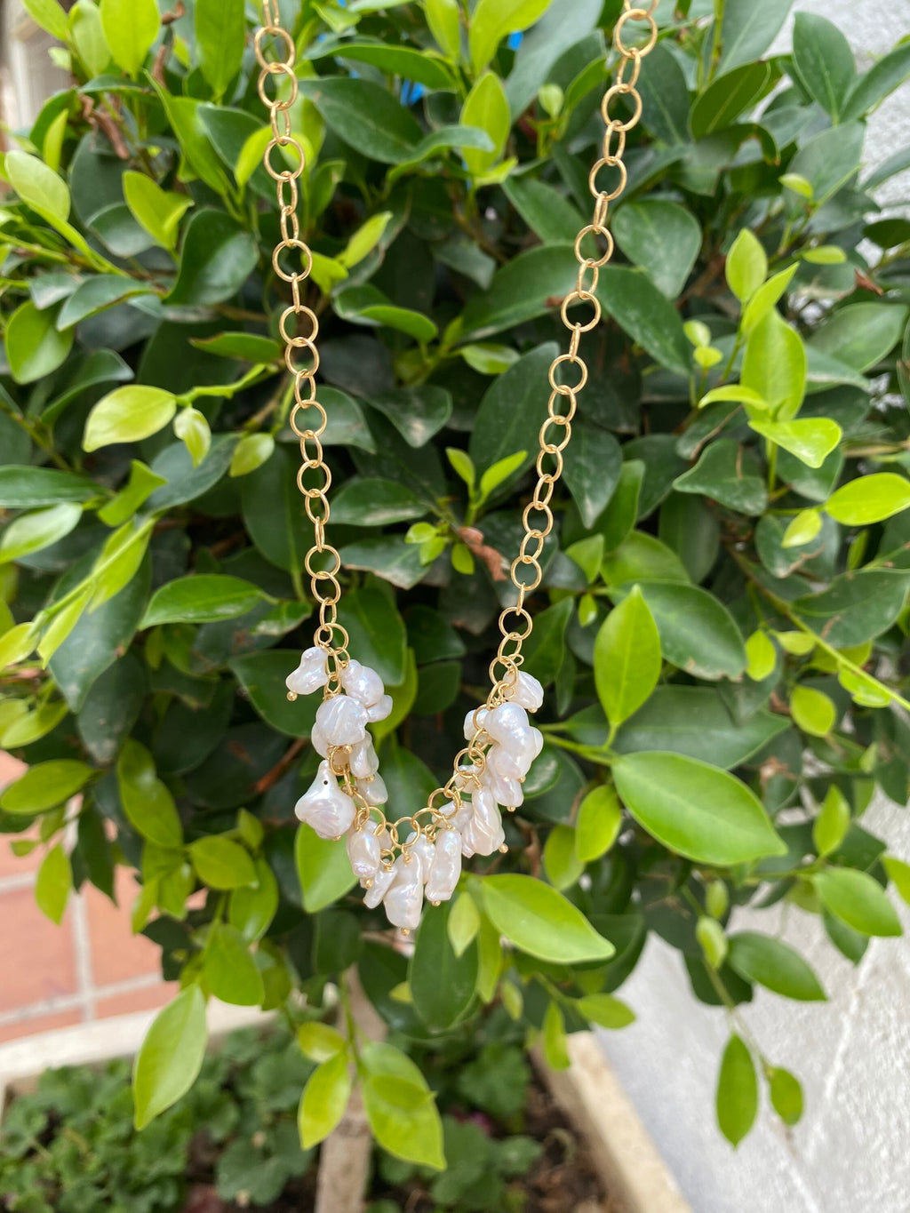 Keshi Pearl Necklace "Lisa"
