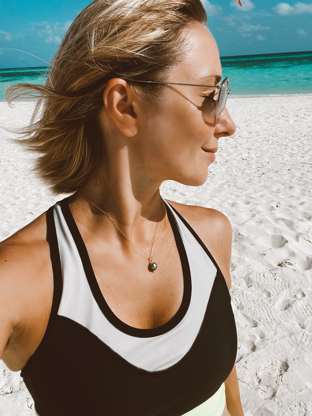 Tahitian Pearl Pendant Necklace “Moana”