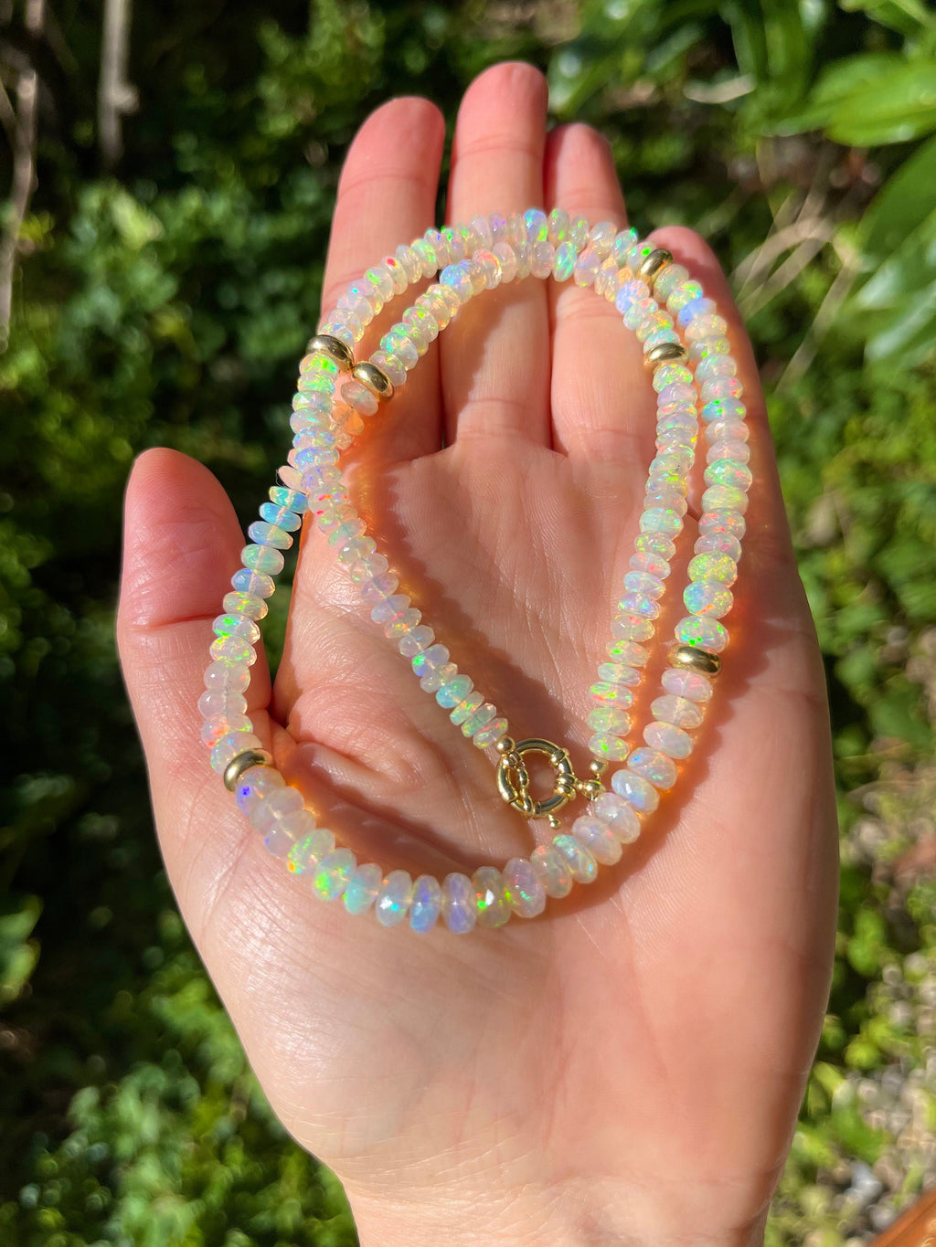Ethiopian Opal Necklace “Etherium”