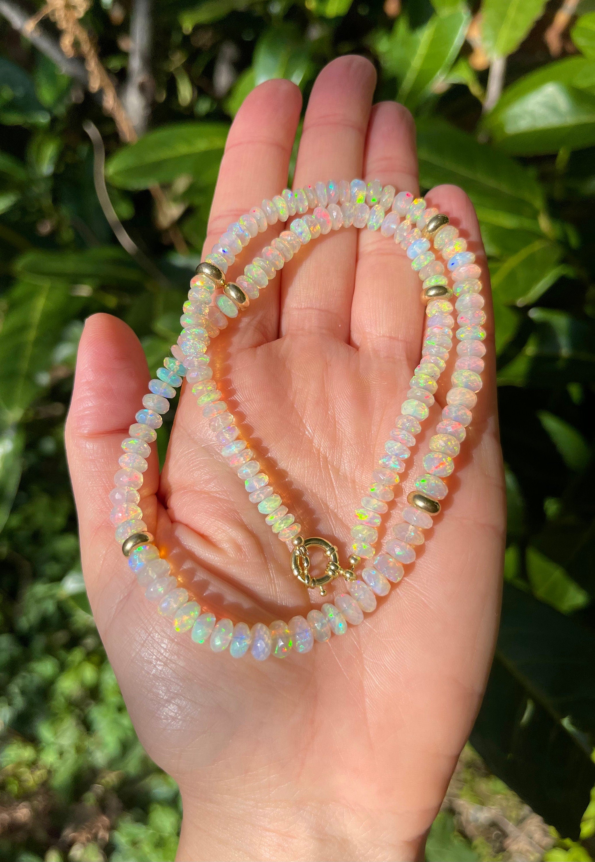 Ethiopian Opal Necklace “Etherium”