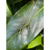 Lemon quartz threader earrings Minimalist dangle gemstone