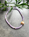 Light Amethyst And Pink Baroque Pearl Necklace El Faro