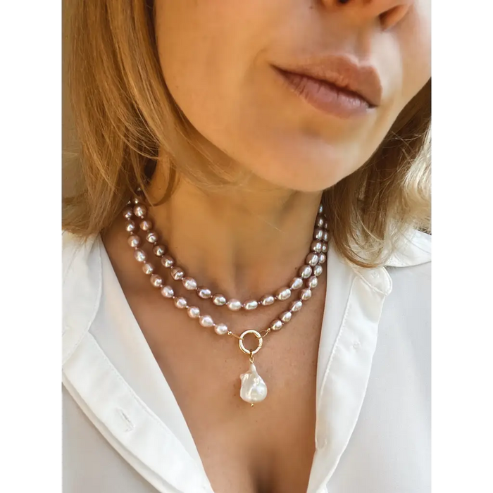 Be Fancy - White Pearl and Silver Necklace - Paparazzi Accessories –  Bejeweled Accessories By Kristie