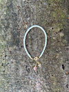 Pearl bracelet with heart charms Beaded Bracelets
