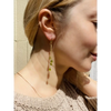 Peridot Cascade Earrings Gemstone statement long earrings