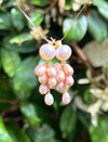 Purple Pearl Cluster Earrings Rosario Dangle & Drop Earrings