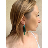 Scarab drop earrings “Escarabajo” real jewel beetle Elytra