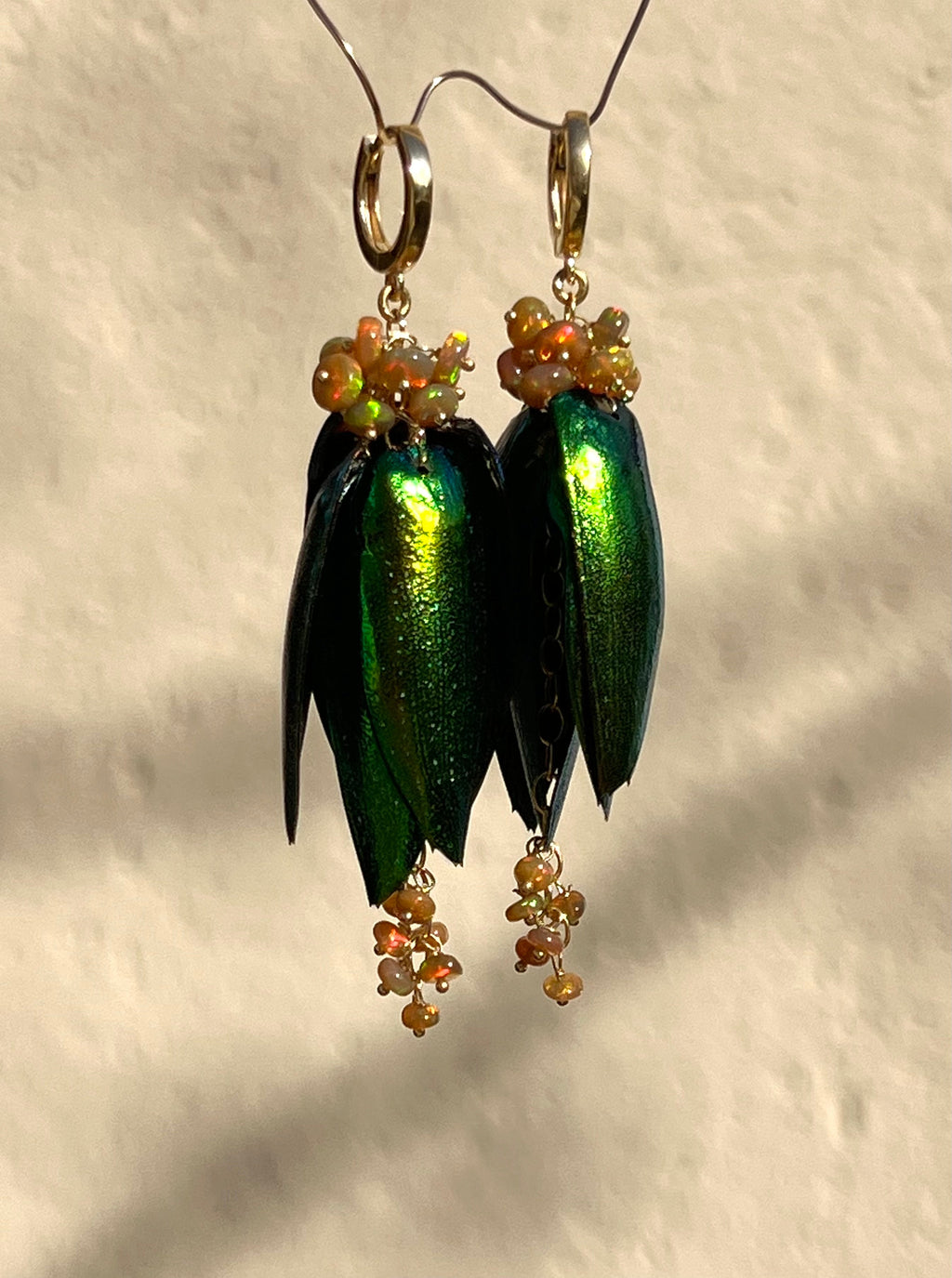 Scarab Earrings Tropica Dangle & Drop Earrings