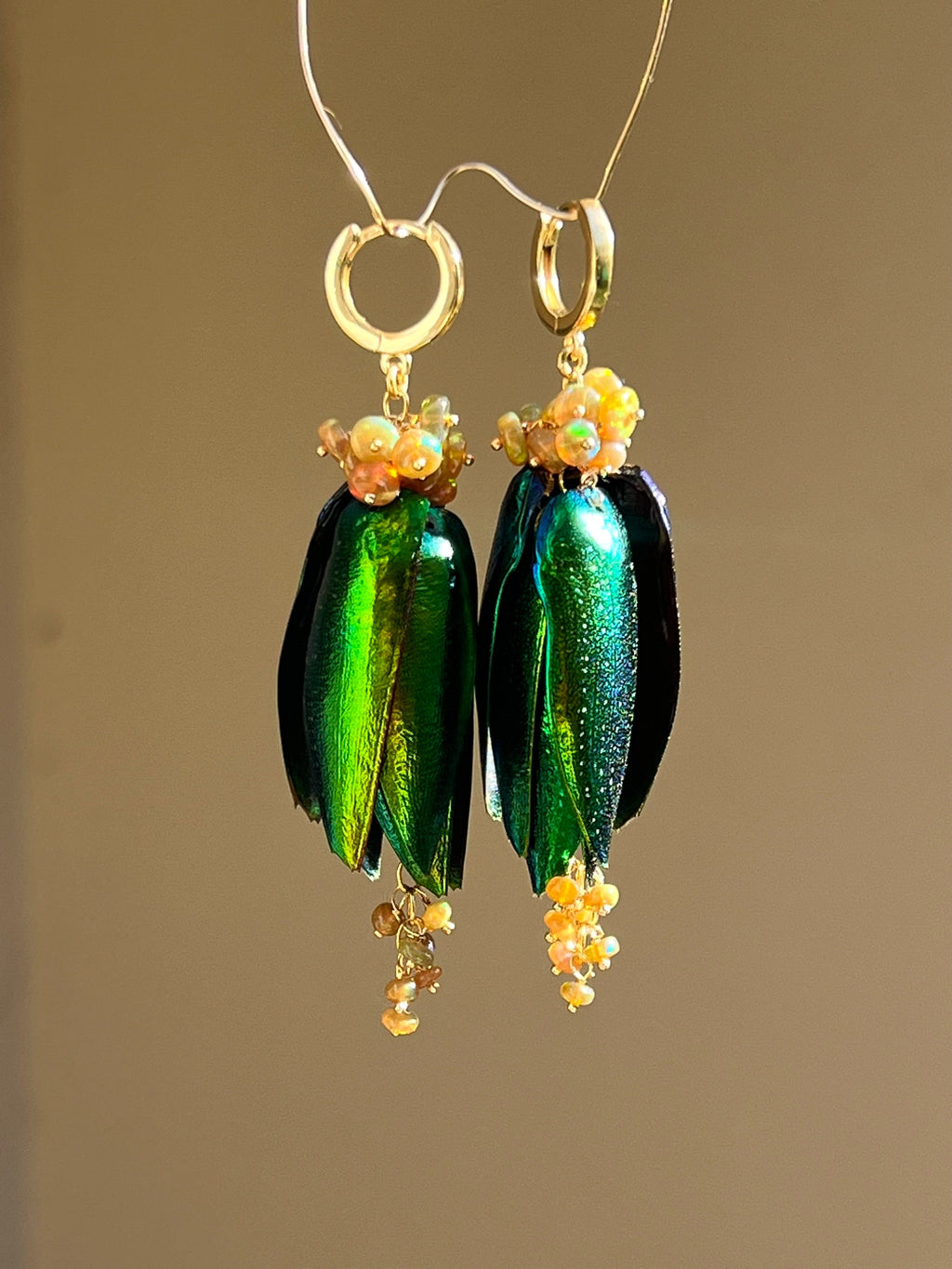 Scarab Earrings Tropica Dangle & Drop Earrings
