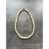 South sea pearl necklace semi baroque multi color genuine