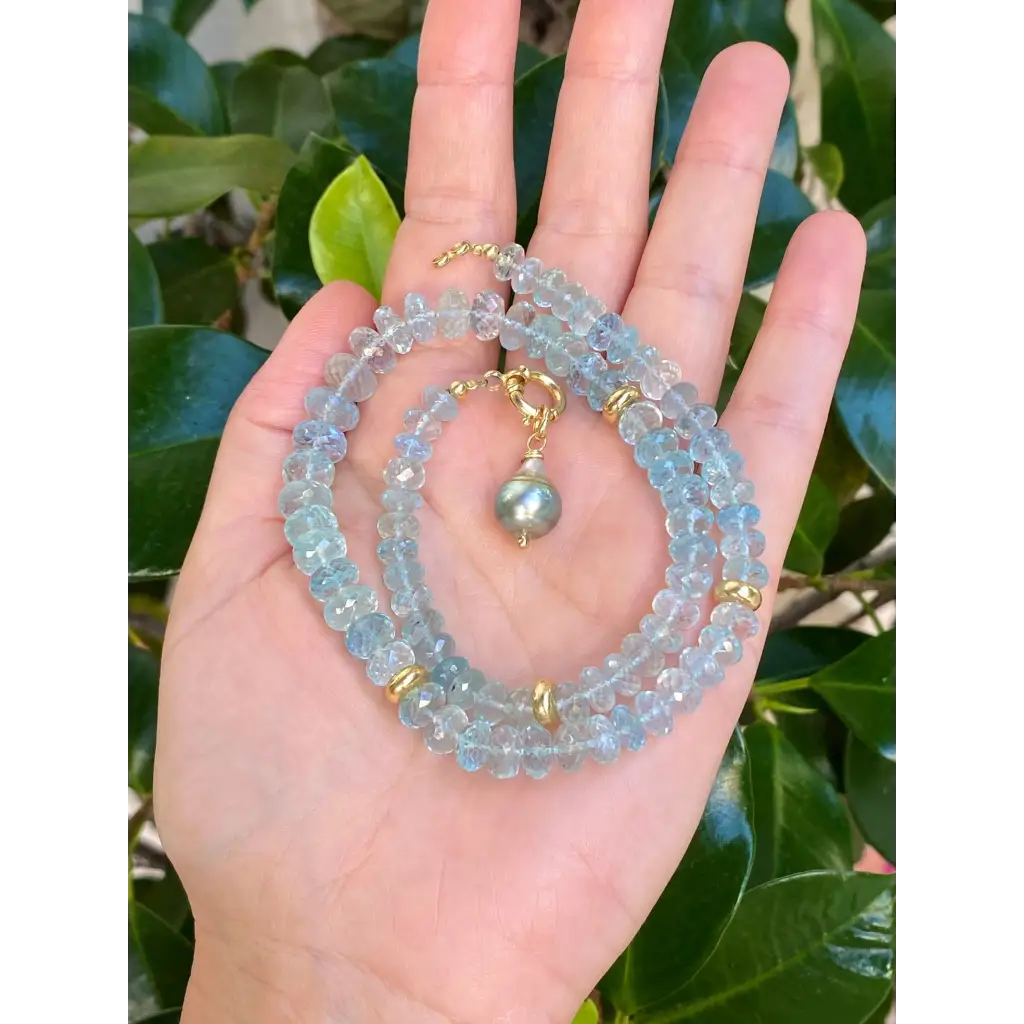 Genuine sale aquamarine beads